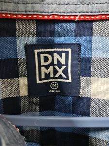 DNMX Blue Checkered Shirt