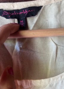 Shakumbhari Multicolor Thread Word Kurti