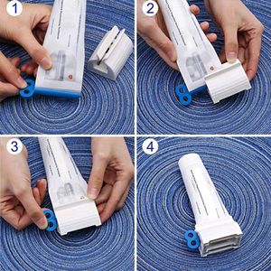 Rolling Tube Toothpaste Squeezer Toothpaste Seat Holder Stand Rotate Toothpaste Dispenser