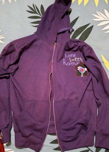 Big Bazar Purple Hoodie