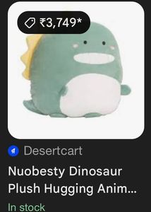 Cute Dinosaur Plush Pillow