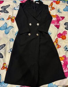 Black Trench Coat Dress 🖤