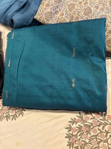 Green Tusshar Silk Saree