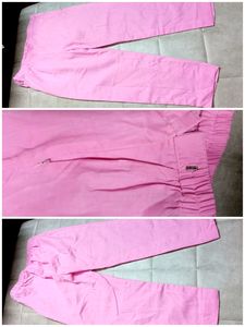 Pure Cotton Pink Suit Without Dupatta