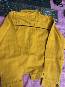 Mustard Denim Jacket - Size M