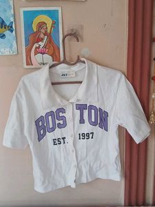 Cute Boston Crop Top
