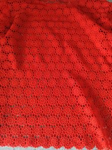 Red Flower Detail Top