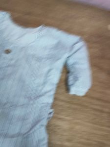 Striped Button-Down Dress