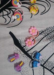 Animal Hair Ties Pack Of 10 Rubber Band