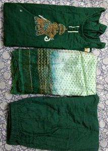 Dark Green Pant Suit