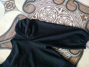 Chic Black Tie Top