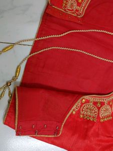 This Is Red Colour Heavy Moti Work Blouse ❤️