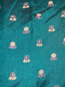 Teal Embroidered Kurta and Pant