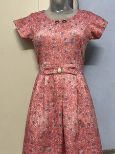 Pintrest Floral Print Fit &amp; Flare Dress