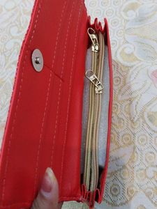 Red Glitter Wallet