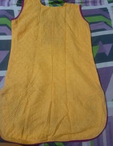 yellow kurti
