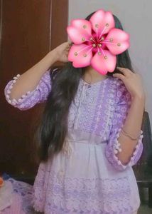 Short Chikankari Kurti