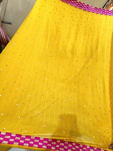 beautiful yellow saree ✨✨