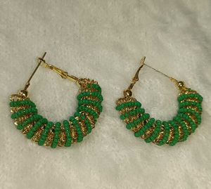 Green &amp; Gold Jewelry Set