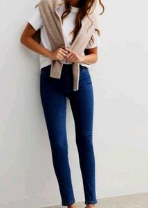 Navy Blue Denim Jeans