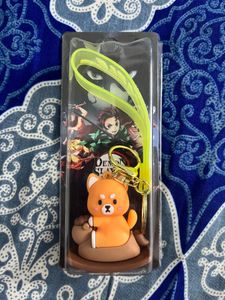 Riding Bear Keyring