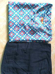 Printed Kurta with Pants