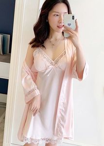 Eblin Satin Lace Set