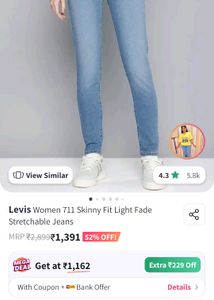 Levi&#39;s 711 Skinny Jeans brand new