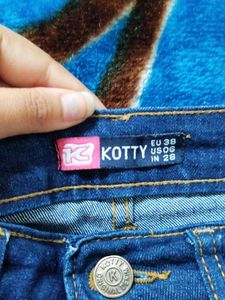 Brand New Dark Blue Flared Jeans