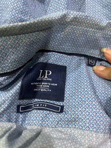 Blue Patterned Shirt