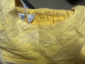 Yellow Sleeveless Top