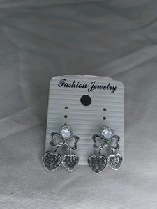 Cute Silver Tone Earrings