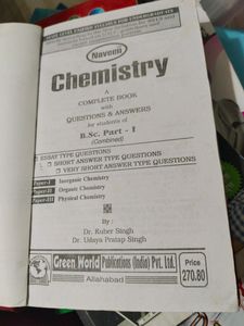 Chemistry Bsc 1st Year Part 1 Book