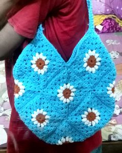 Granny Square Crochet Bag