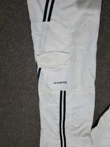 Doublejo White Track Pants