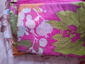 Floral Cambric Cotton Dupatta