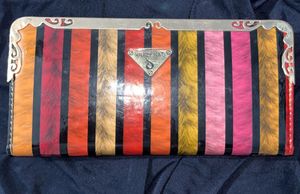 Krazy Kat Striped Wallet