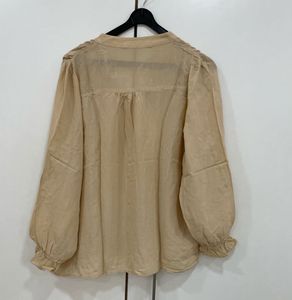 ✨ Zara Chic: Pintuck &amp; Ruffle Blouse! ✨