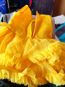 Cute Yellow Party Dress