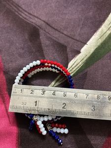3 Layer Different Colour Bracelet In Crystal