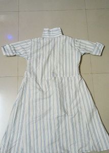 Striped Shirt Dress with belt