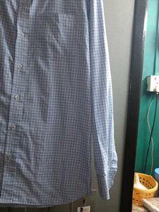 Blue Checked Casual Shirt