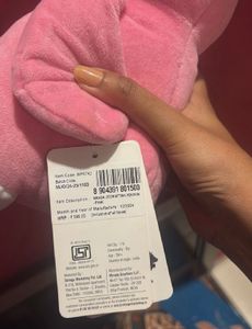 Pink Penguin Plush Toy