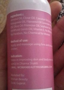 Breast Enlargement And Tightening Oil