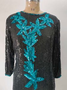 Vintage Sequin Party Dress