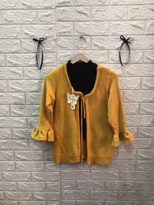 Style with swagidy 🎁 🌷Mustard Cardigan wit