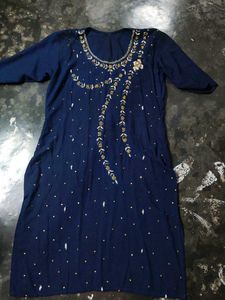 Navy blue kurti