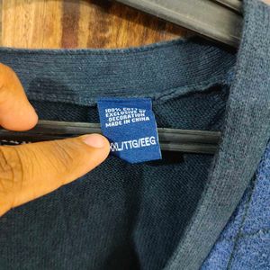 Chaps Solid Cardigan - Chest 48