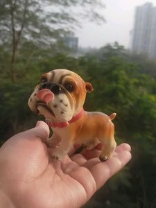 Bulldog Bobblehead Statue For Garden Home decor