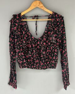 Floral Print Crop Top